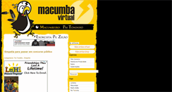 Desktop Screenshot of macumbavirtual.com.br
